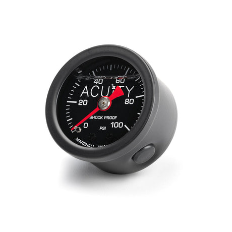 ACUITY 100 PSI Fuel Pressure Gauge in Satin Black Finish