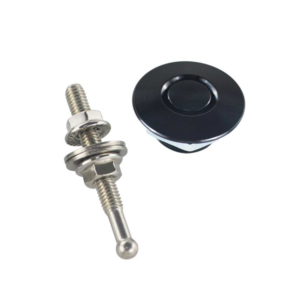 BLACK PUSH BUTTON QUICK RELEASE AERO LATCH