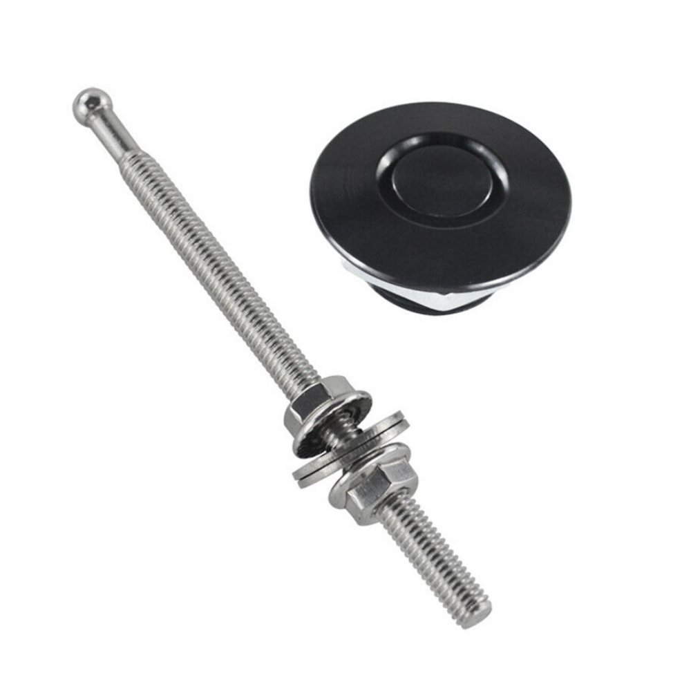 BLACK PUSH BUTTON QUICK RELEASE AERO LATCH