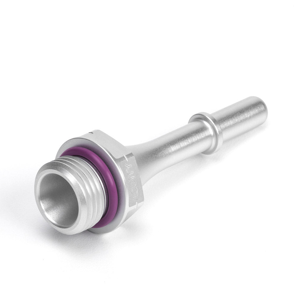 ACUITY 5/16" Quick-Connect to -8 O-Ring Boss (ORB) Adapter, 62mm flange to tip