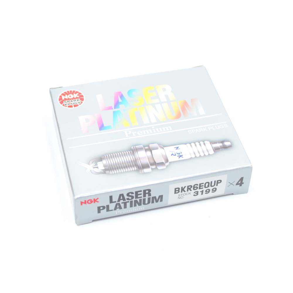 LASER PLATINUM SPARK PLUGS BKR6EQUP FOR BMW E46 320 325 330 1998-2007 NGK 3199 (6 PACK)