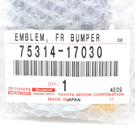 GENUINE TOYOTA MIDSHIP RUNABOUT FRONT BADGE EMBLEM BLUE - MR2 ZZW30 ROADSTER MR-S