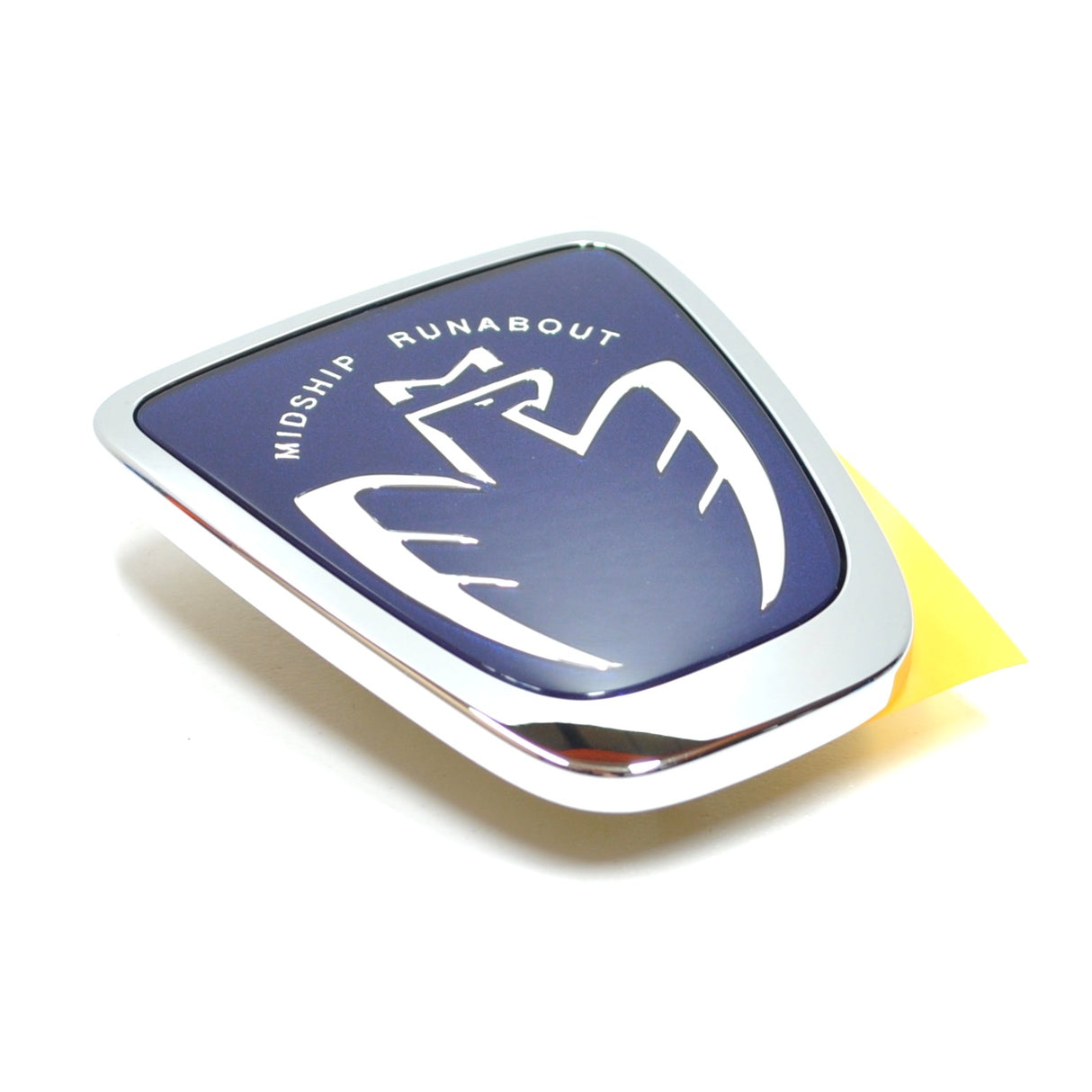 GENUINE TOYOTA MIDSHIP RUNABOUT FRONT BADGE EMBLEM BLUE - MR2 ZZW30 ROADSTER MR-S