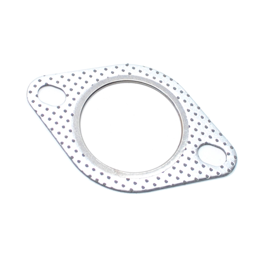 UNIVERSAL 2" INCH (50MM) 2 BOLT HOLE REINFORCED EXHAUST GASKET FLANGE SEAL