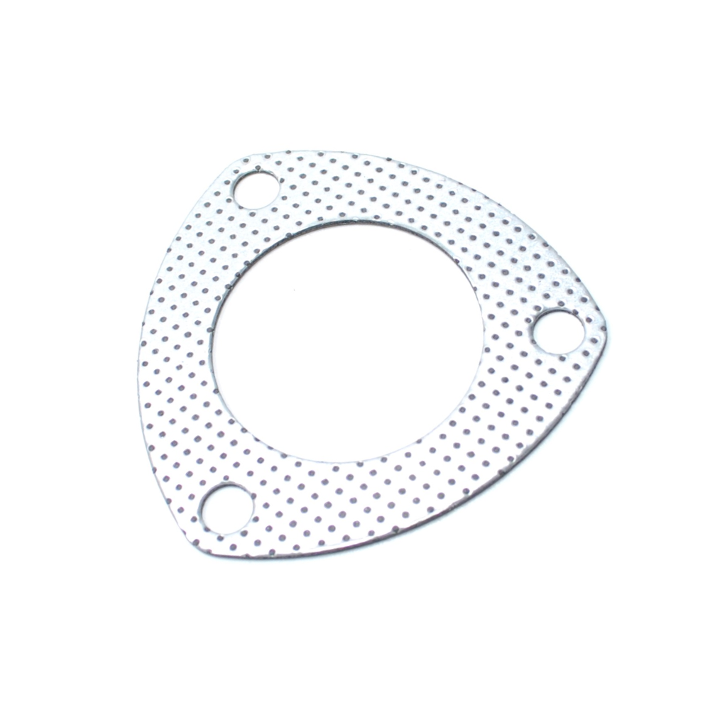 UNIVERSAL 2.5" INCH (63.5MM) 3 BOLT HOLE TRIANGULAR EXHAUST GASKET FLANGE SEAL