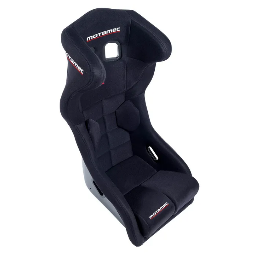 MOTAMEC RACING GP1 FIA APPROVED RACE SEAT GRP SHELL SIDE MOUNT BLACK HANS