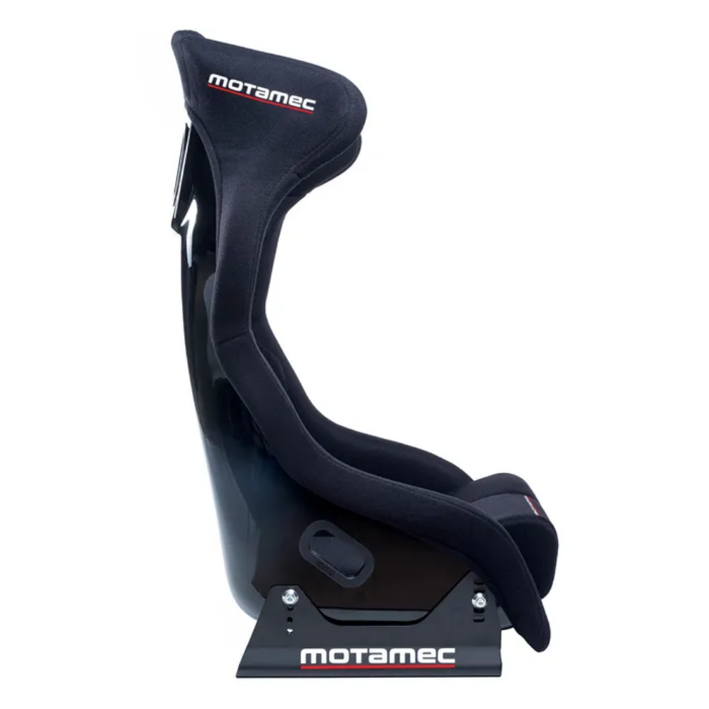 MOTAMEC RACING GP1 FIA APPROVED RACE SEAT GRP SHELL SIDE MOUNT BLACK HANS
