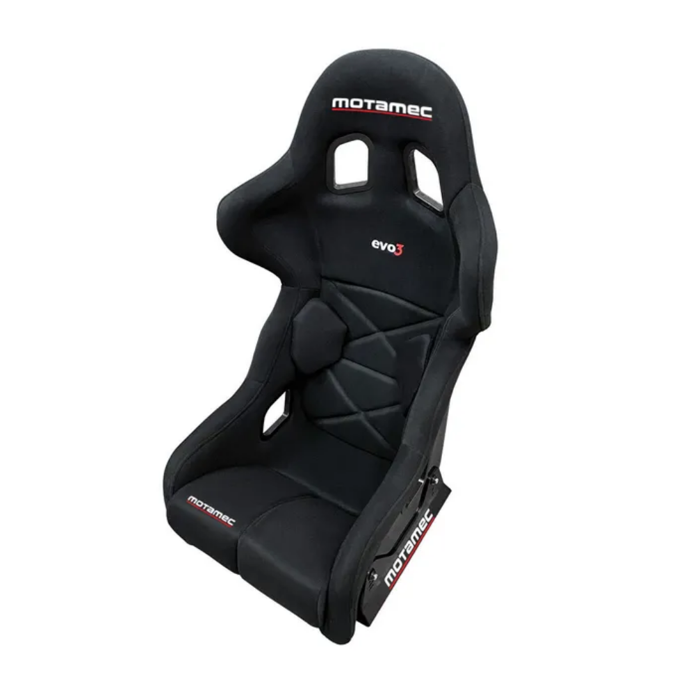 MOTAMEC RACING GP3 FIA APPROVED RACE SEAT GRP SHELL SIDE MOUNT BLACK HANS