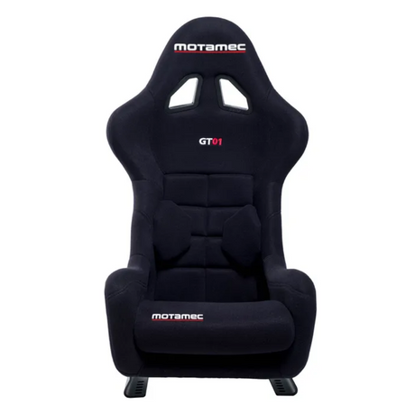 MOTAMEC RACING GT01 RACE SEAT FIBERGLASS SHELL SIDE MOUNT BLACK - NON FIA