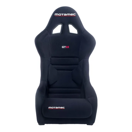 MOTAMEC RACING GT03 RACE SEAT FIBERGLASS SHELL SIDE MOUNT BLACK - NON FIA