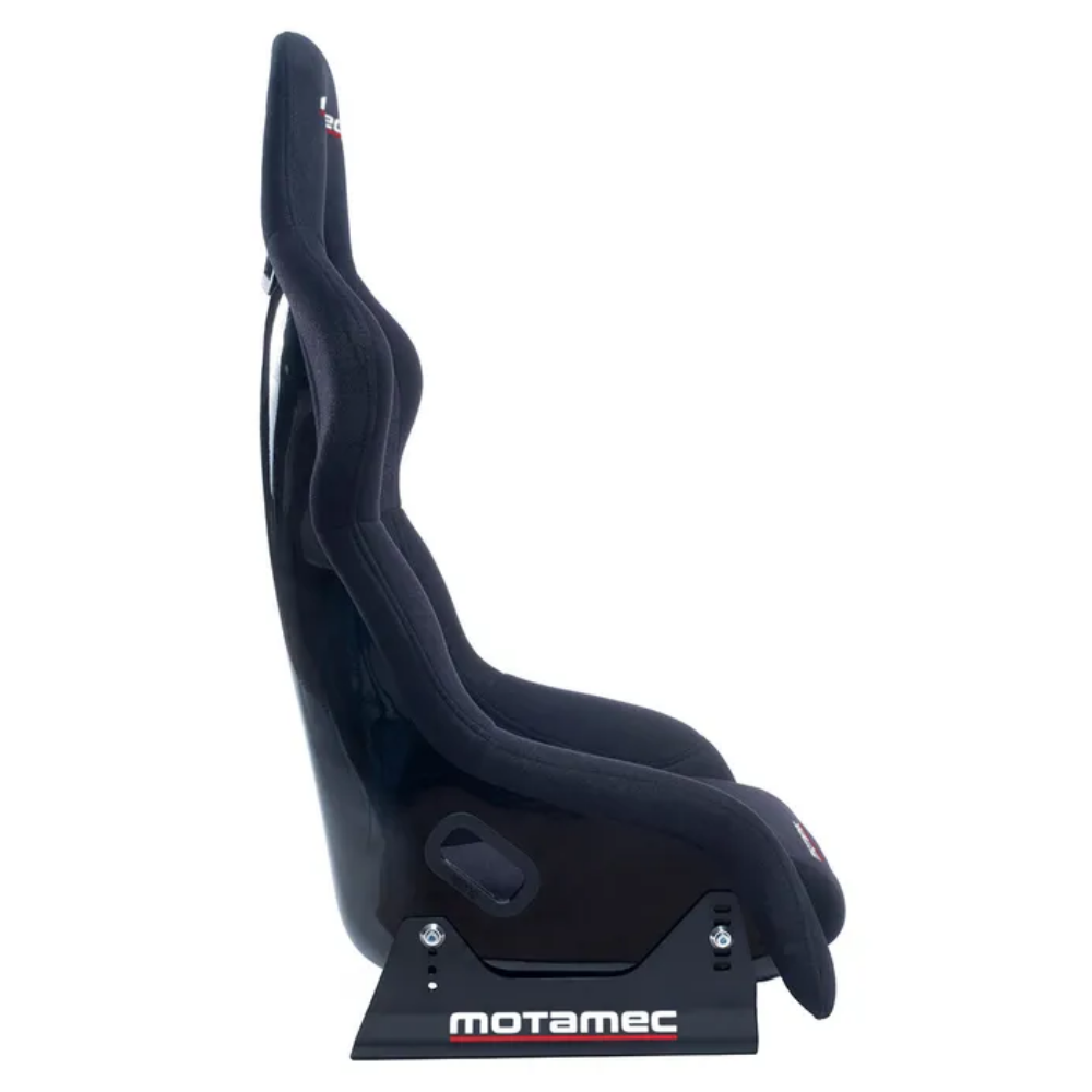 MOTAMEC RACING GT03 RACE SEAT FIBERGLASS SHELL SIDE MOUNT BLACK - NON FIA