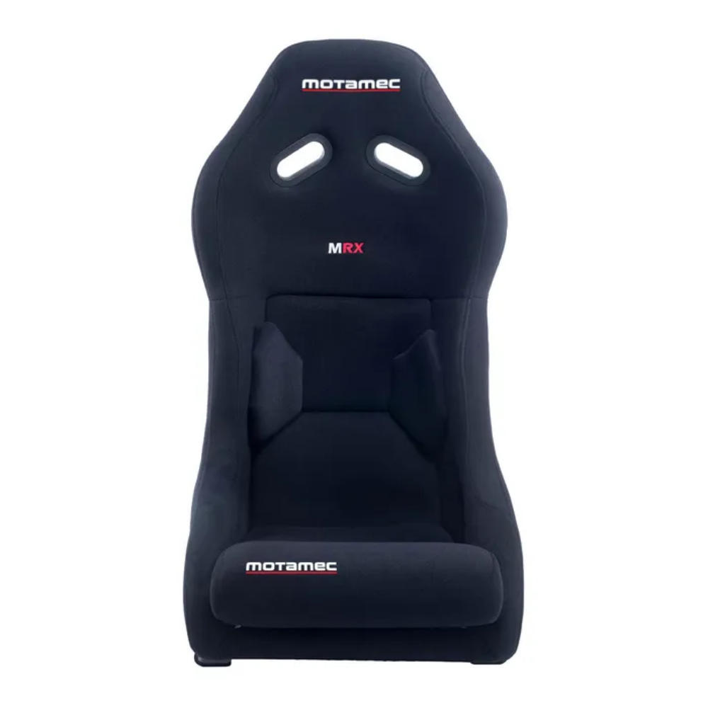 MOTAMEC RACING MRX RACE SEAT FIBERGLASS SHELL SIDE MOUNT BLACK - MR2 MX5