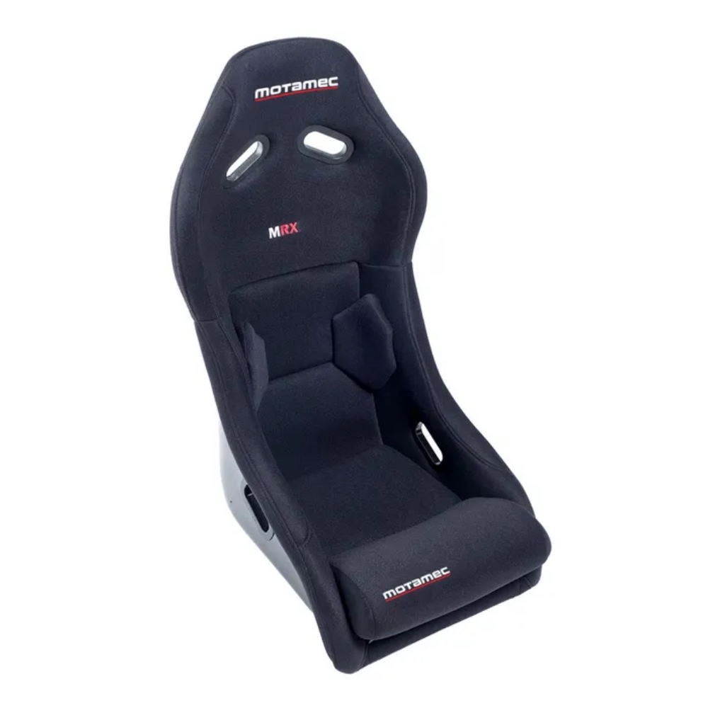 MOTAMEC RACING MRX RACE SEAT FIBERGLASS SHELL SIDE MOUNT BLACK - MR2 MX5