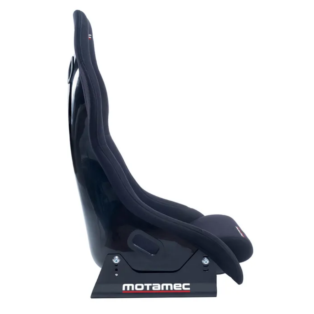 MOTAMEC RACING MRX RACE SEAT FIBERGLASS SHELL SIDE MOUNT BLACK - MR2 MX5