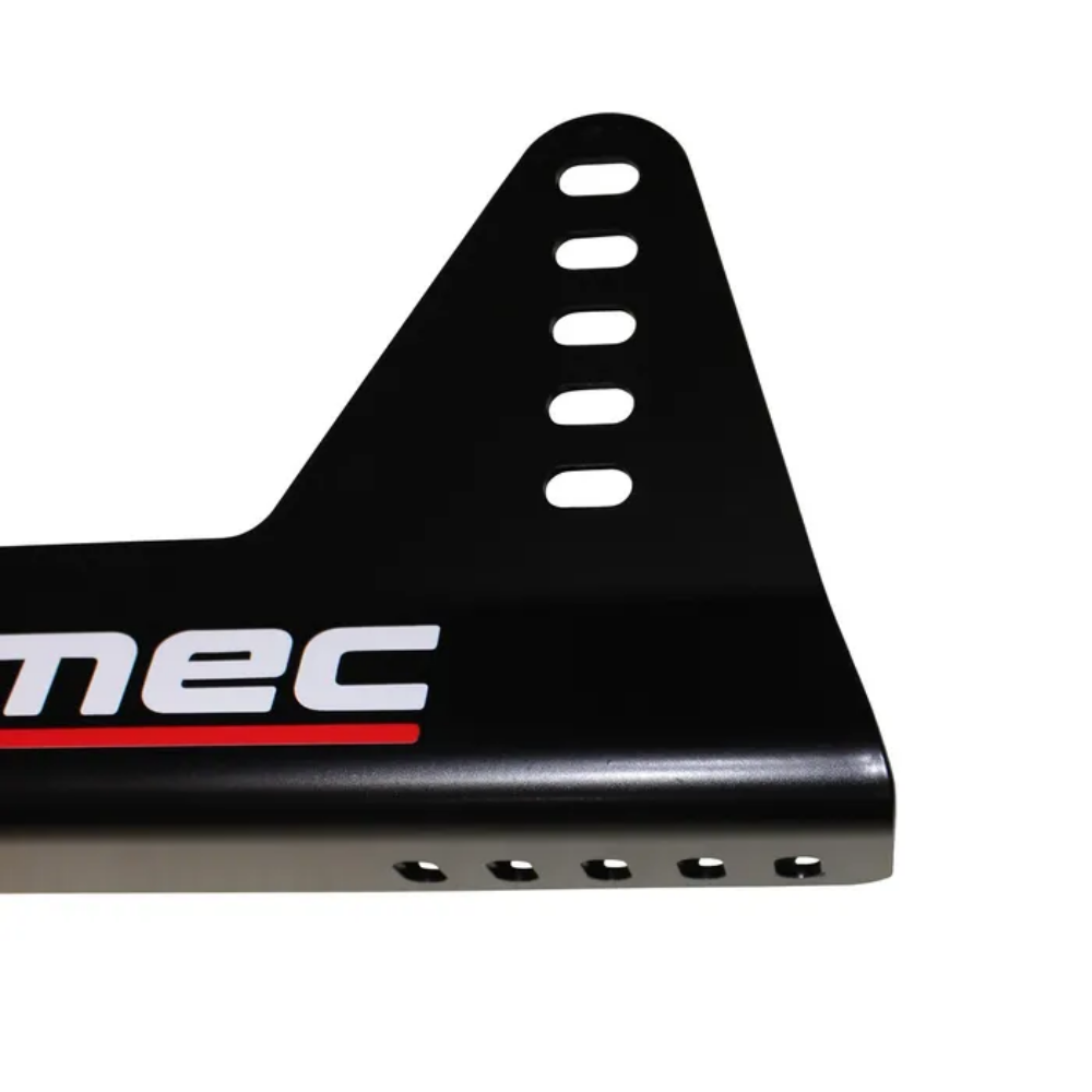 MOTAMEC SEAT SIDE MOUNTS STEEL BRACKETS UNIVERSAL FITS SPARCO OMP WITH STICKERS