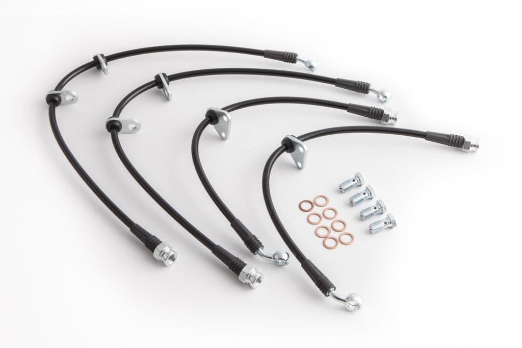 BALLADE SPORTS STAINLESS STEEL BRAIDED BRAKE LINE KIT HONDA S2000 AP2 04-09