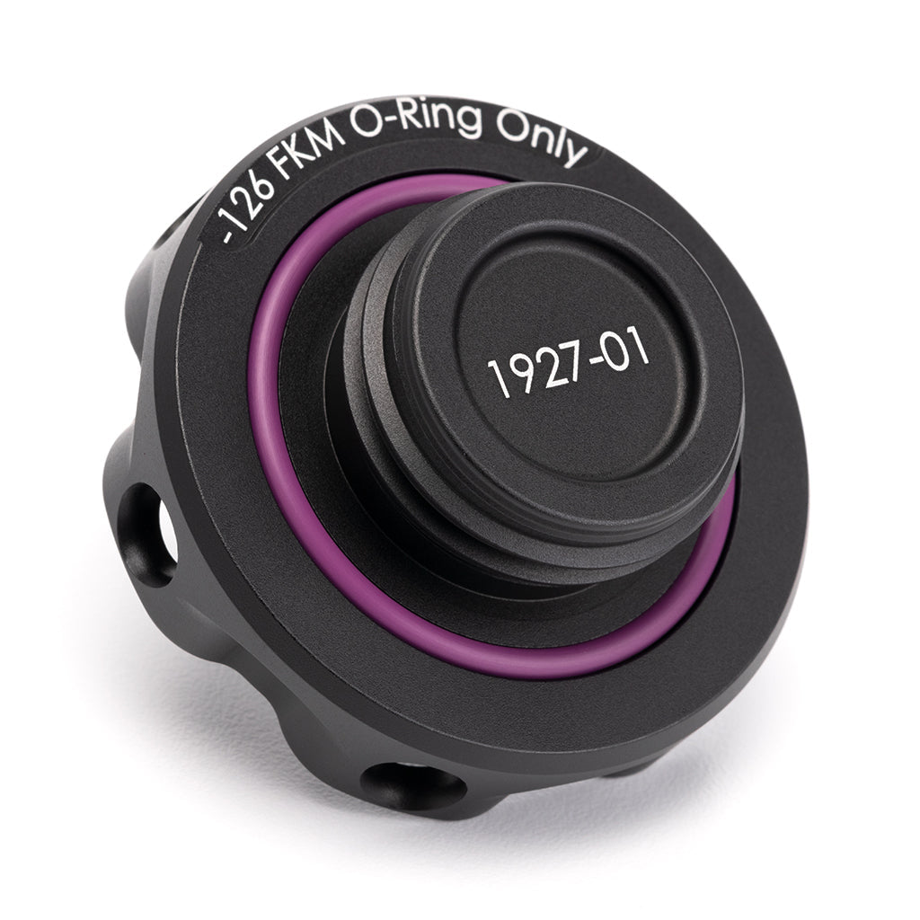 ACUITY Podium Oil Cap in Satin Black for Hondas/Acuras