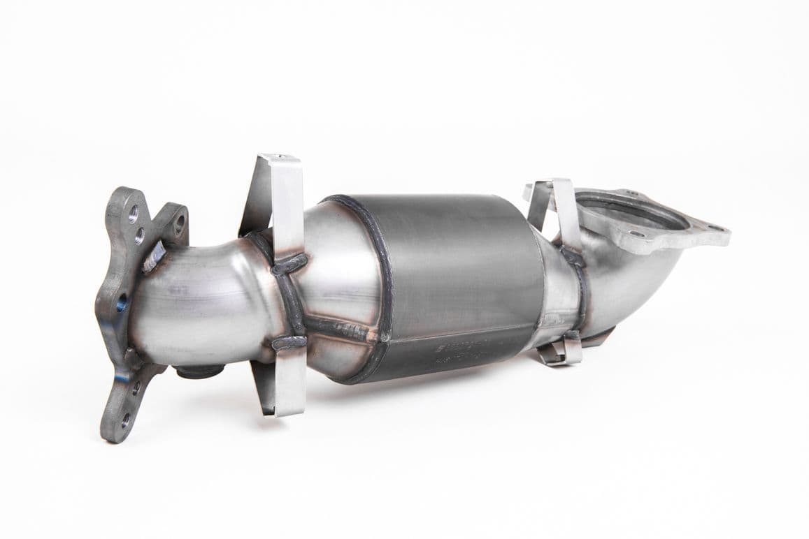 Milltek Cast Downpipe with HJS High Flow Sports Cat Honda Civic Type R FL5 2.0 i-VTEC 2022+