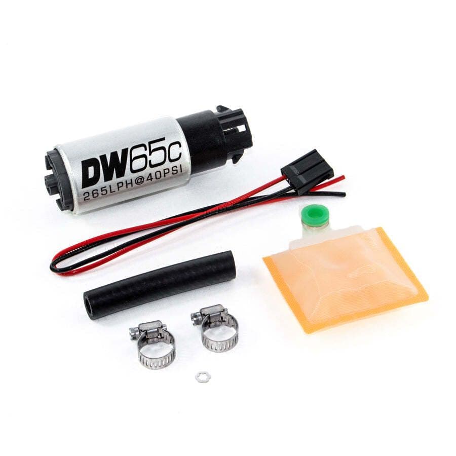 DEATSCHWERKS DW65C 265LPH COMPACT IN-TANK FUEL PUMP W/ UNIVERSAL INSTALL KIT