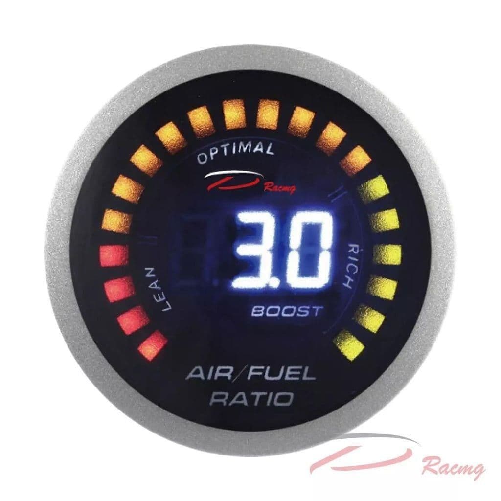 DEPO RACING 52MM LED 2-IN-1 BOOST GAUGE/AIR FUEL RATIO GAUGE