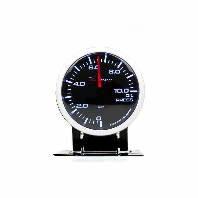DEPO RACING 60MM OIL PRESSURE GAUGE