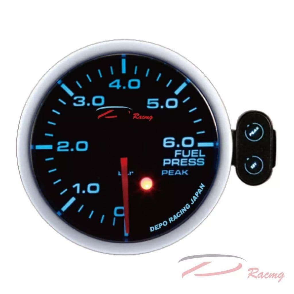 DEPO RACING ELECTRIC 52MM FUEL PRESSURE GAUGE TOUCH SCREEN CONTROL BOX INCLUDED