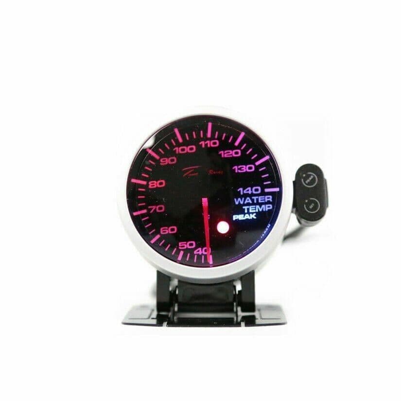 DEPO RACING WATER TEMPERATURE GAUGE WITH PEAK FUNCTION 60MM
