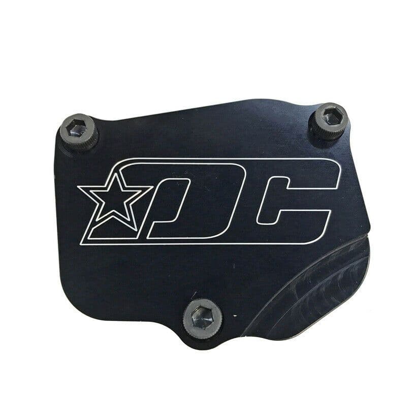 DRAG CARTEL 8620 BILLET TENSIONER COVER BLACK ANODIZED HONDA K-SERIES K20 K24