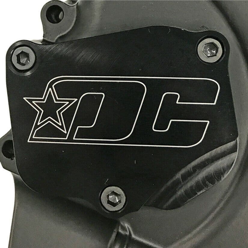 DRAG CARTEL 8620 BILLET TENSIONER COVER BLACK ANODIZED HONDA K-SERIES K20 K24