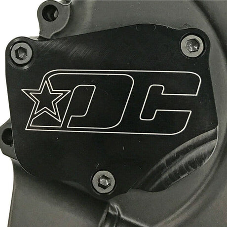 DRAG CARTEL 8620 BILLET TENSIONER COVER BLACK ANODIZED HONDA K-SERIES K20 K24