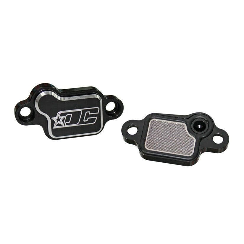 DRAG CARTEL 8620 BILLET VTC OIL FILTER STRAINER HONDA K-SERIES - BLACK ANODISED