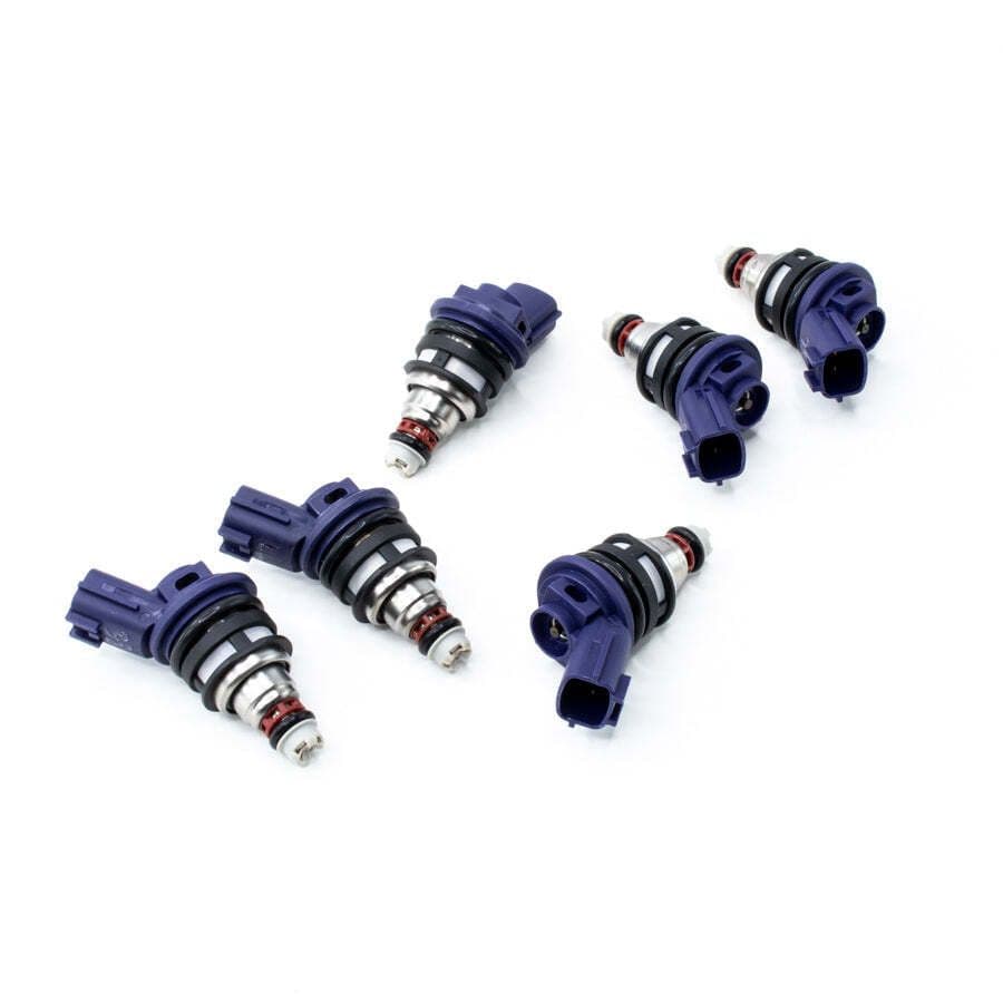 DW SET OF 6 370CC SIDE FEED INJECTORS FOR NISSAN 300ZX 90-99