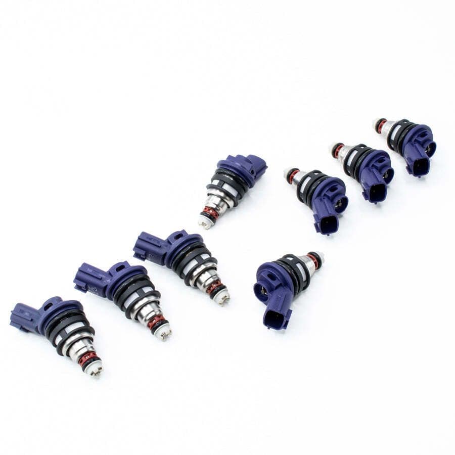 DW SET OF 8 370CC SIDE FEED INJECTORS FOR NISSAN Q45 91-99