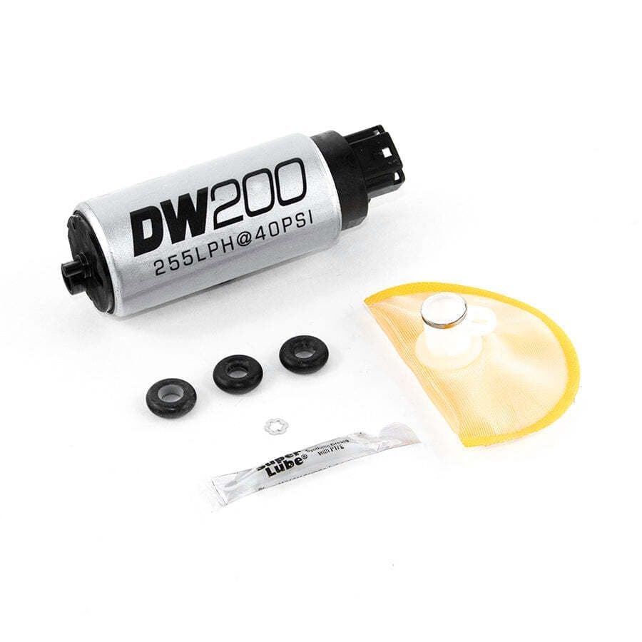 DW200, 255LPH IN-TANK FUEL PUMP KIT FOR G35 03-08, 350Z 03-08, AND LEGACY GT 2010+.