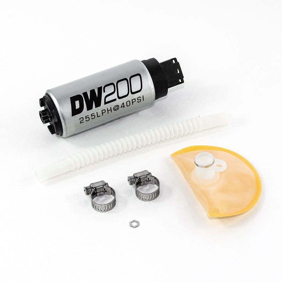 DW200 SERIES, 255LPH IN-TANK FUEL PUMP W/ INSTALL KIT FOR MAZDA RX-8 04-08