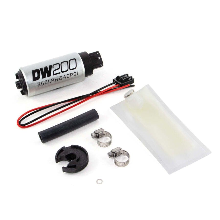DW200 SERIES, 255LPH IN-TANK FUEL PUMP W/ INSTALL KIT FOR MIATA 94-05