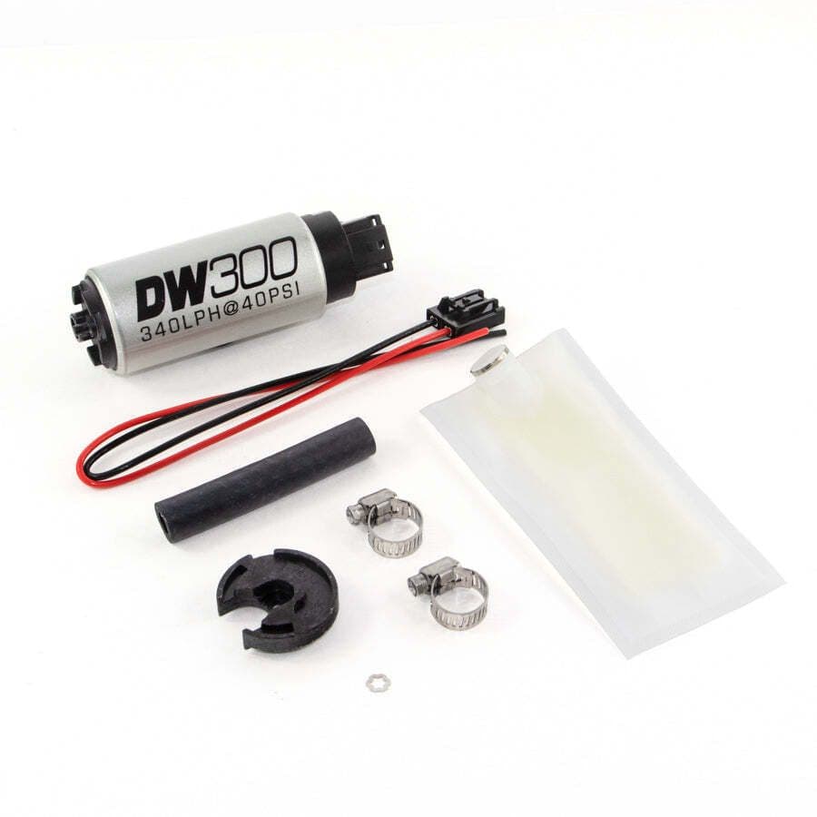 DW300 SERIES, 340LPH IN-TANK FUEL PUMP W/ INSTALL KIT FOR MIATA 94-05