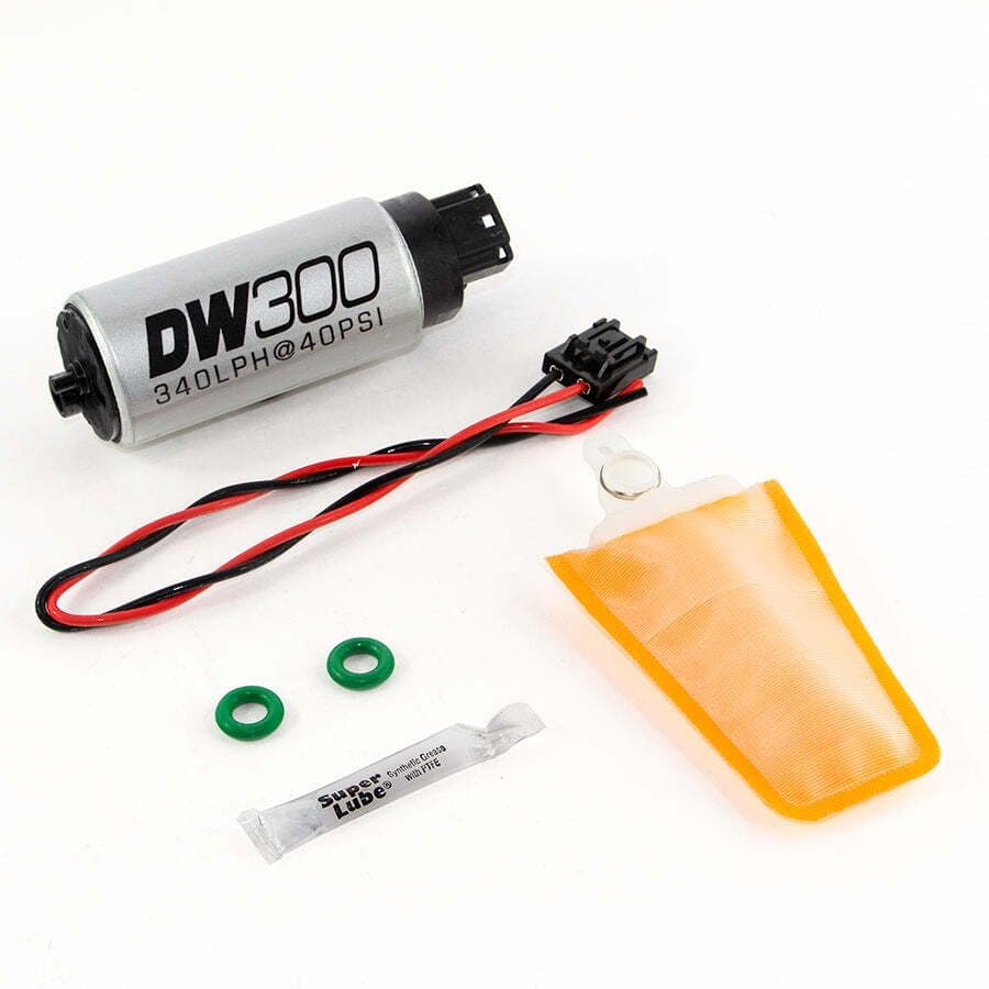 DW300 SERIES, 340LPH IN-TANK FUEL PUMP W/ INSTALL KIT FOR TC 05-10
