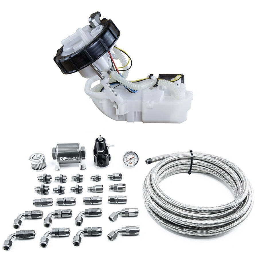 DW400 PUMP MODULE + RETURN KIT SS CPE FOR 7TH GEN 2001-05 HONDA CIVIC AND 2002-06 ACURA RSX