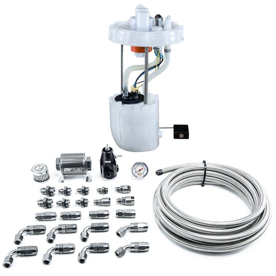 DW400 PUMP MODULE + RETURN KIT SS CPE FOR 9TH GEN 2012-15 HONDA CIVIC SI AND 2013-15 ACURA ILX