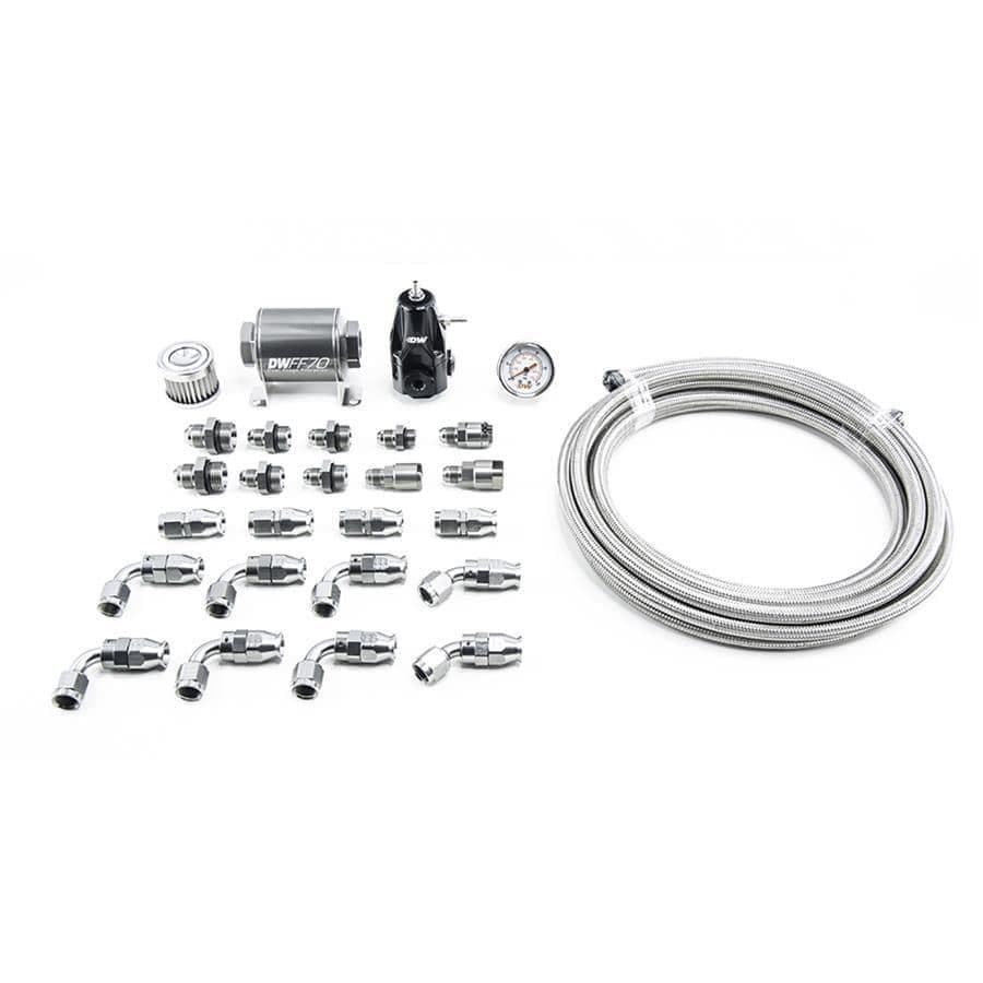 DW400 PUMP MODULE RETURN PLUMBING KIT SS PTFE FOR 2001-15 HONDA CIVIC