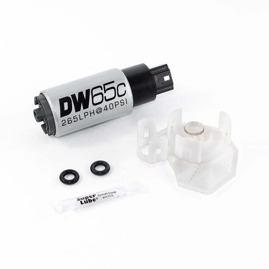 DW65C 265LPH COMPACT FUEL PUMP KIT FOR MITSUBISHI EVO 10 X 08-15