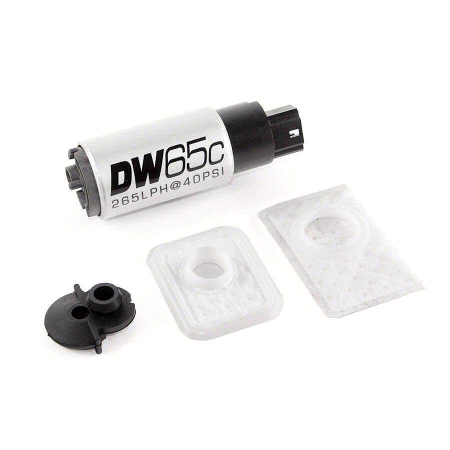 DW65C, 265LPH COMPACT FUEL PUMP (NO MOUNTING CLIPS) FOR JEEP WRANGLER 2.5L/4.0L 1997-2004