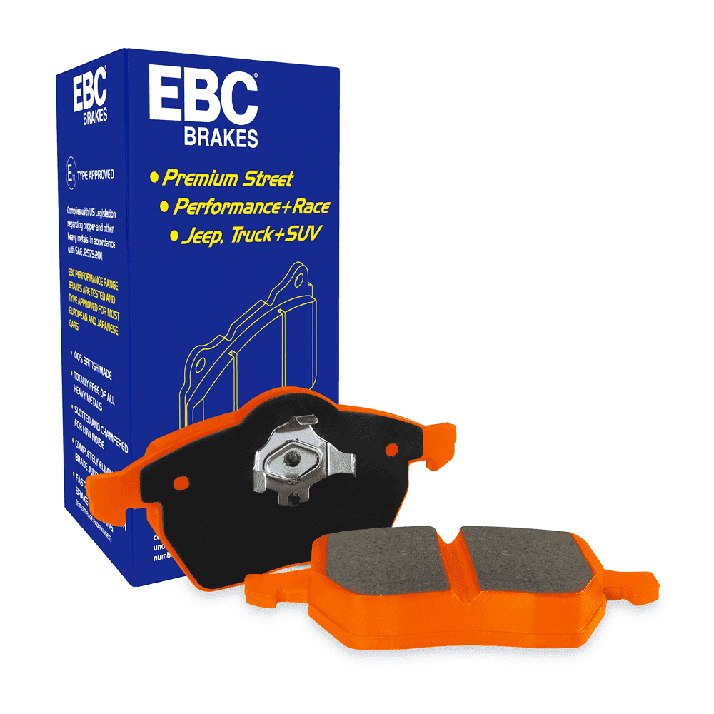 EBC ORANGESTUFF FRONT BRAKE PADS | NISSAN GT-R (R35) 3.8 TWIN TURBO 2012-2016