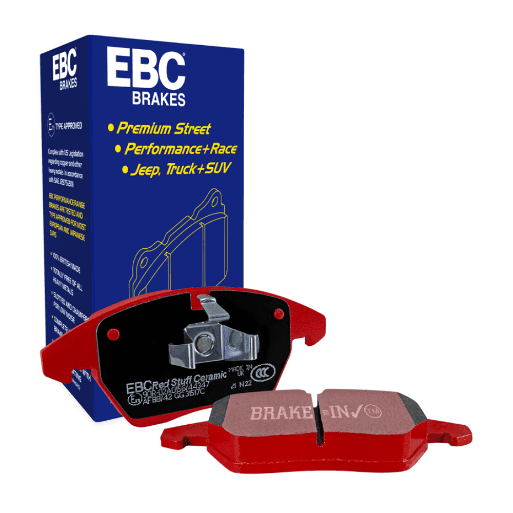 EBC REDSTUFF FRONT BRAKE PADS | HONDA PRELUDE 2.2 VTEC (BB) 93-97