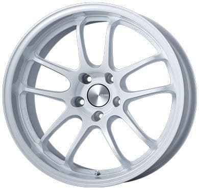 ENKEI PF01EVO ALLOY WHEEL 17 X 9.5 12/75/5X114.3 WHITE PEARL