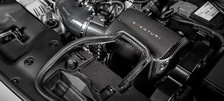 EVENTURI BLACK CARBON FIBRE INTAKE AIRBOX HONDA CIVIC TYPE R FK8 17-21