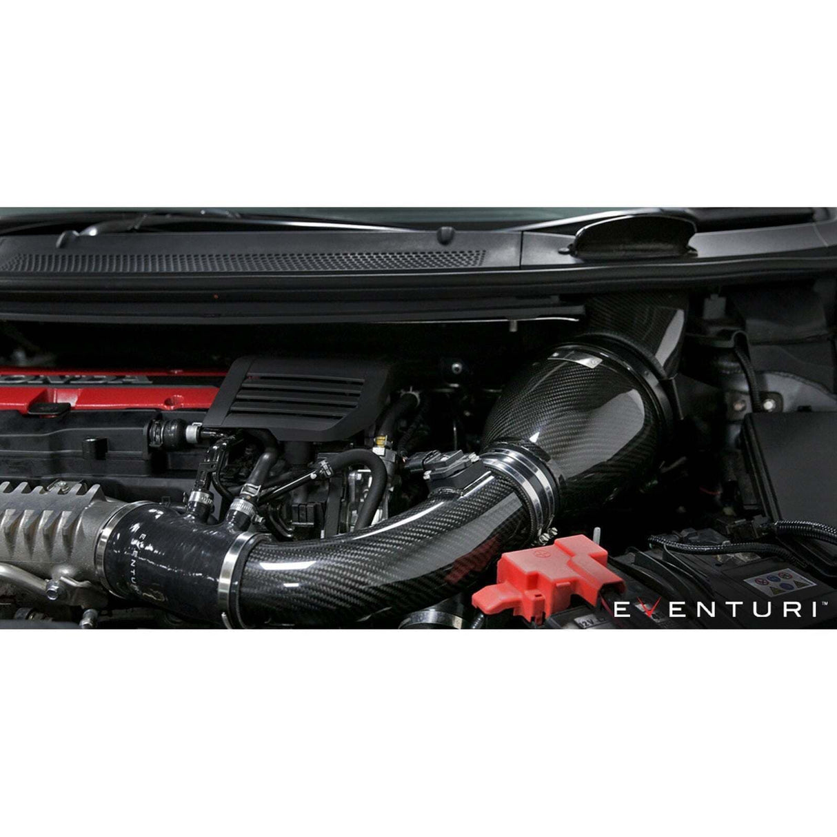 EVENTURI V2 FK2 CIVIC TYPE R RHD BLACK CARBON INTAKE WITH UPGRADED CARBONTUBE