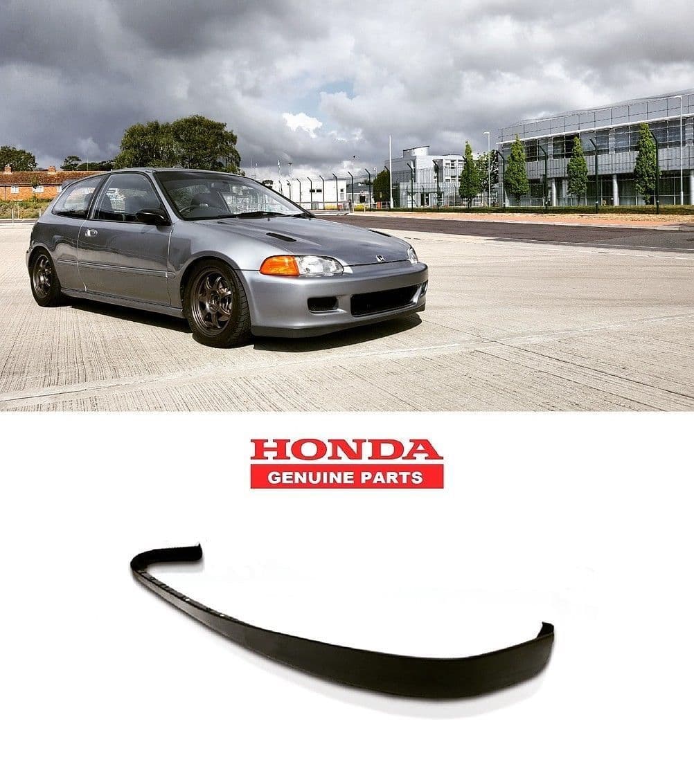 GENUINE HONDA CIVIC EG 92-95 FRONT BUMPER LIP SPOILER SPLITTER, OEM HATCH COUPE