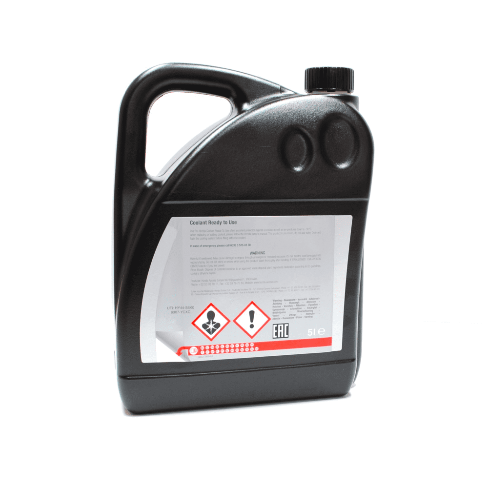 GENUINE HONDA TYPE 2 BLUE COOLANT ANTIFREEZE (PRE-MIXED) 5 LITRES